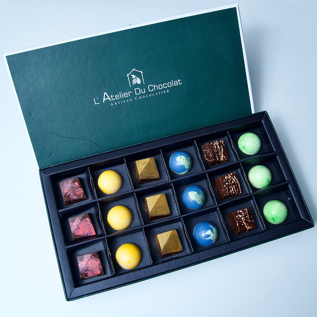 Gourmet 18 piece signature chocolate assortment Mumbai ideal for festive gifting and refined experiences