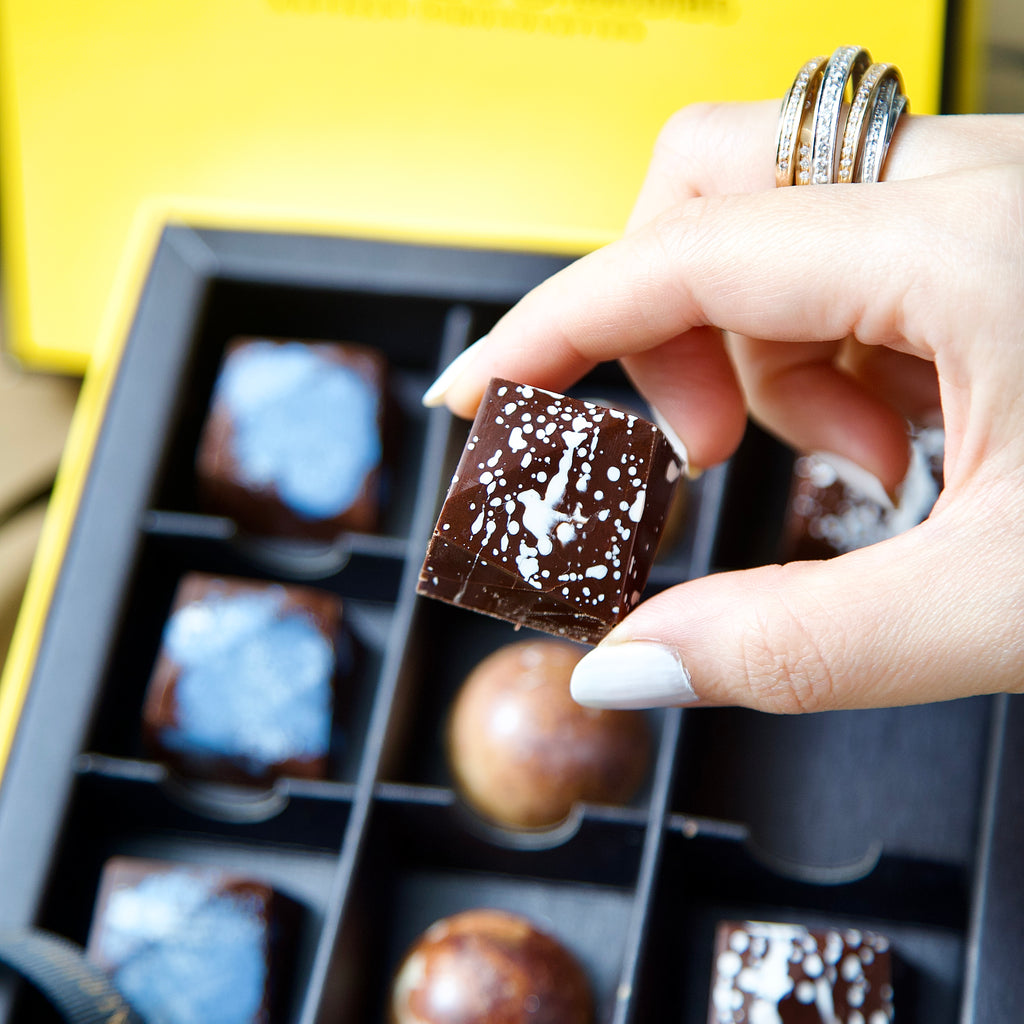 Signature assortment of 9 chocolates Mumbai designed for premium gifting with artisanal quality and elegance