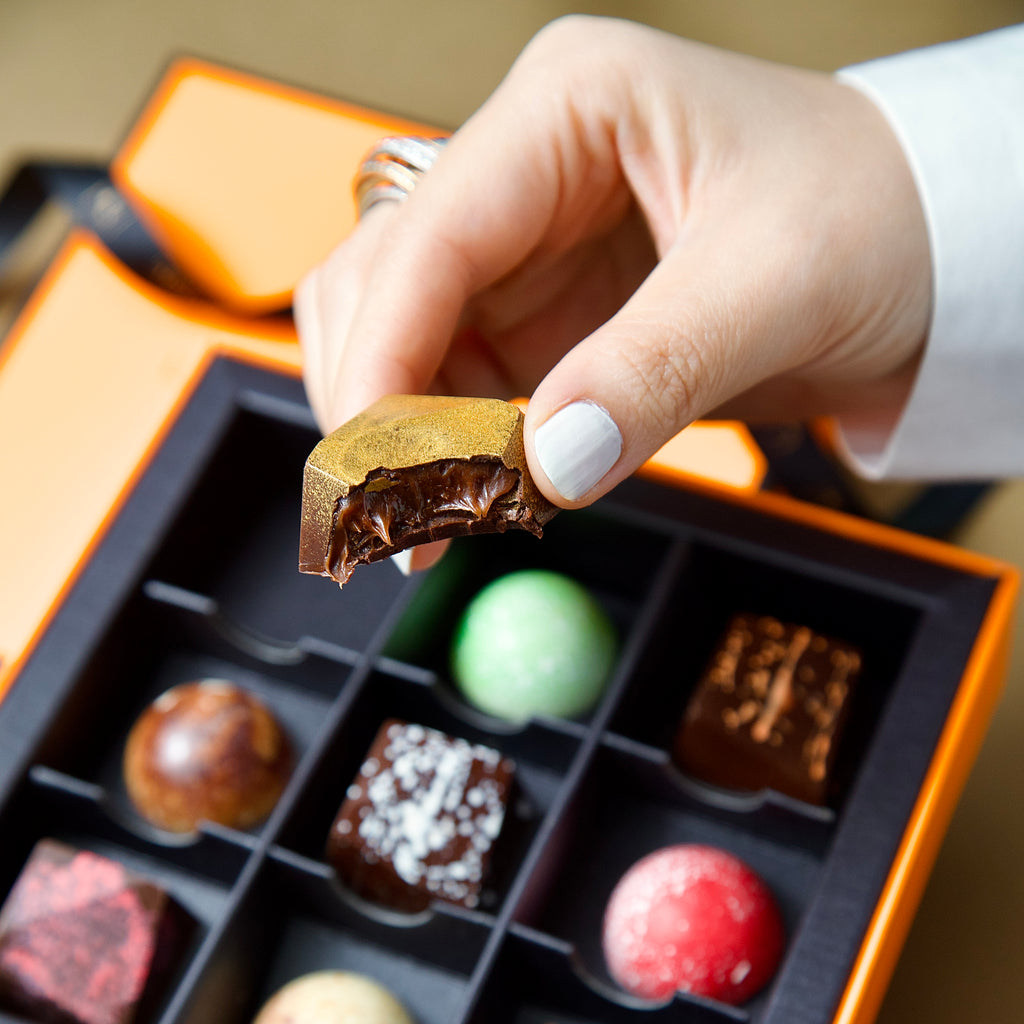 Handcrafted Maison Mix chocolate box of 9 Mumbai offering gourmet bonbons with rich flavours and finish