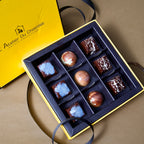 Signature set box of 9 handcrafted chocolates Mumbai featuring premium bonbons with rich flavours for luxury gifting