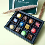 Elegant Maison Mix box of 12 bonbons Mumbai featuring smooth ganache fillings and handcrafted shells