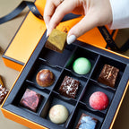 Premium Maison Mix 9 bonbons box Mumbai showcasing handcrafted chocolates with unique flavour combinations