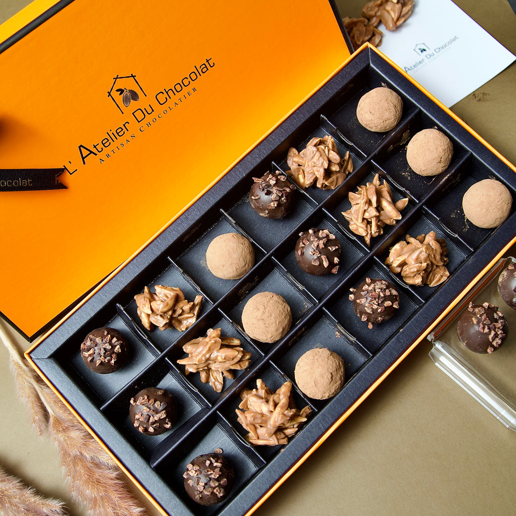 Best 18 chocolate truffles box in Mumbai with premium ingredients and smooth ganache centers for indulgent treats