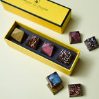 Maison Mix assorted chocolate box of 4 Mumbai crafted with fine ingredients and rich textures for indulgent gifting