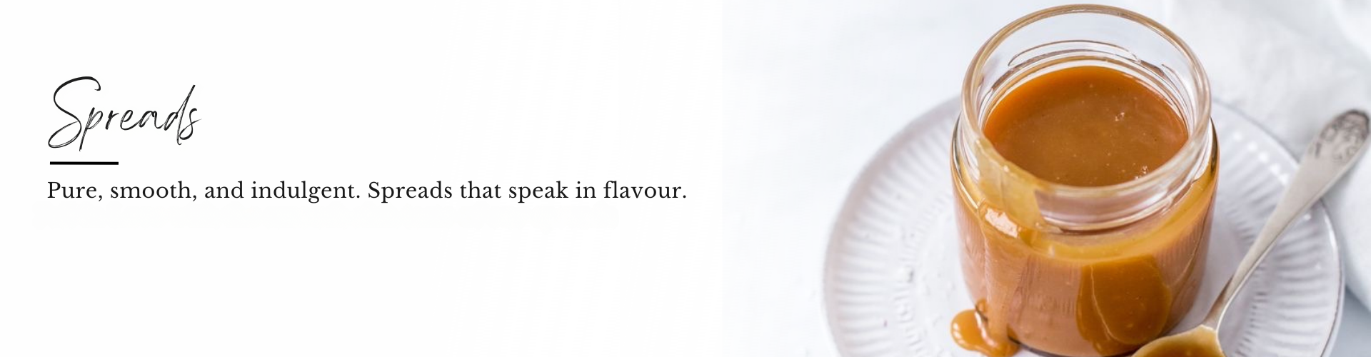 Atelier du Chocolat luxury artisan chocolate spreads collection banner featuring rich indulgent flavors available to buy online